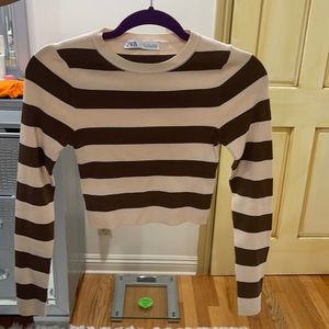 Zara Brown and ivy top